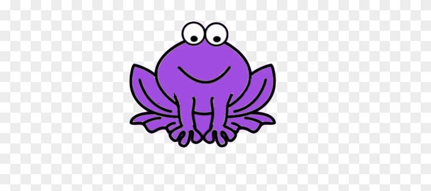 Purple Frog Clipart - Frog Clip Art Purple #291502