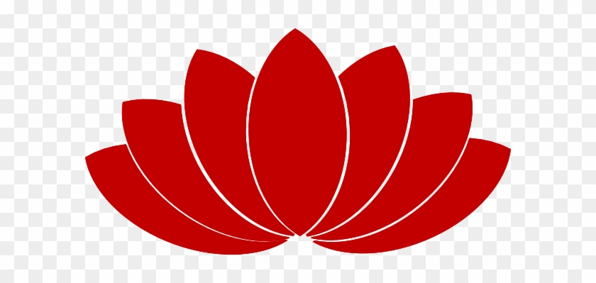 Red Flowers Clipart Widescreen Wallpaper - Red Lotus Clip Art #291557