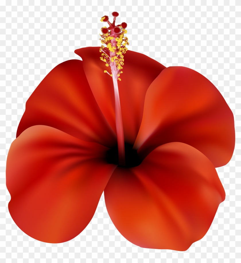Red Flower Png Clip Art - Red Flower Png Clip Art #291564
