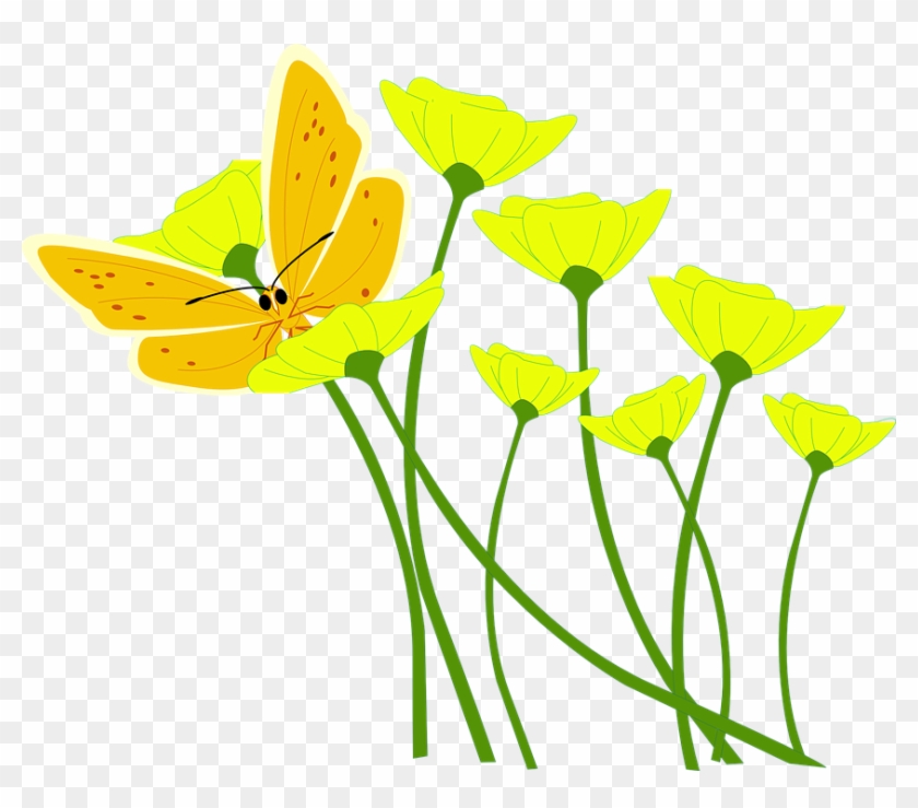 Daffodil Clip Art 18, - Yellow Flowers Clip Art #291568