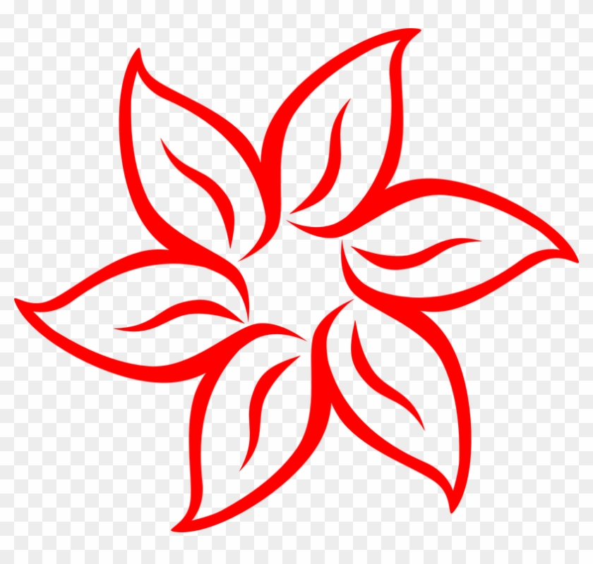 Red Flower Clip 22, Buy Clip Art - Flower Clipart #291594