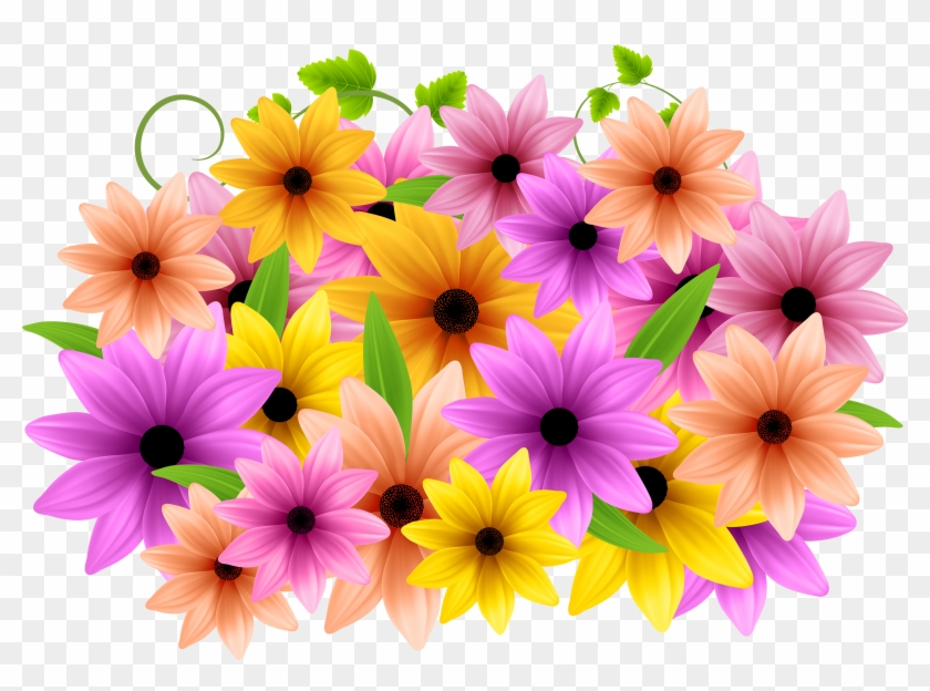 Clipart Gallery Flowers Tropical Flowers Png Clipart - Clipart Decoration Flower Png #291679