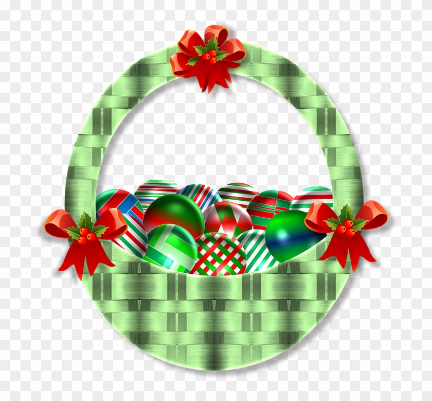 Daffodil Wreath Cliparts - Cesta De Natal Em Png #291681