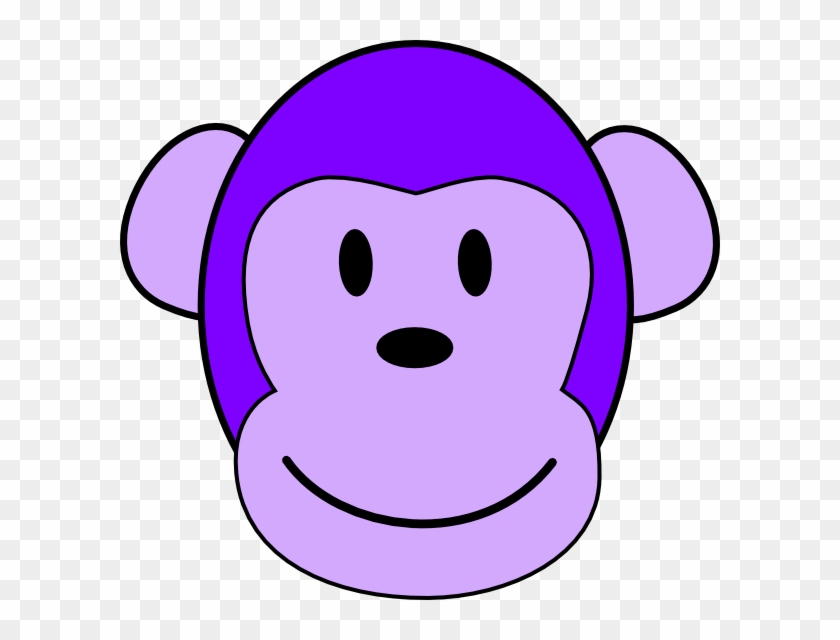 Purple Monkey Clip Art #291802
