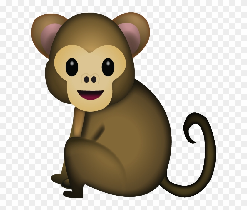 Download Ai File - Full Body Monkey Emoji #291834