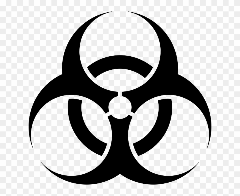Safety Reflective Biohazard Iron-on - Biohazard Symbol Vector #291835