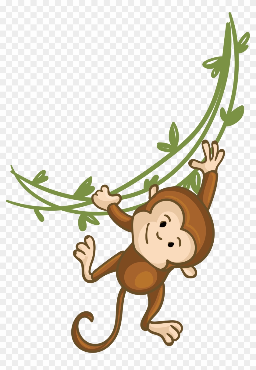 Monkey Clip Art - Cute Cartoon Monkey Png #291885