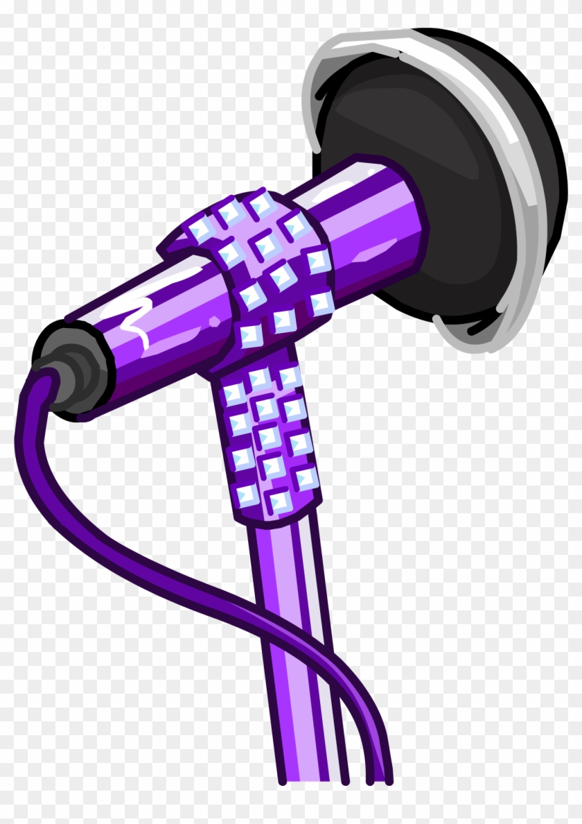 Club Penguin Glitter Microphone #291887