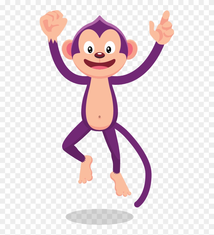 Jump - Jumping Monkey Transparent Clipart #291919