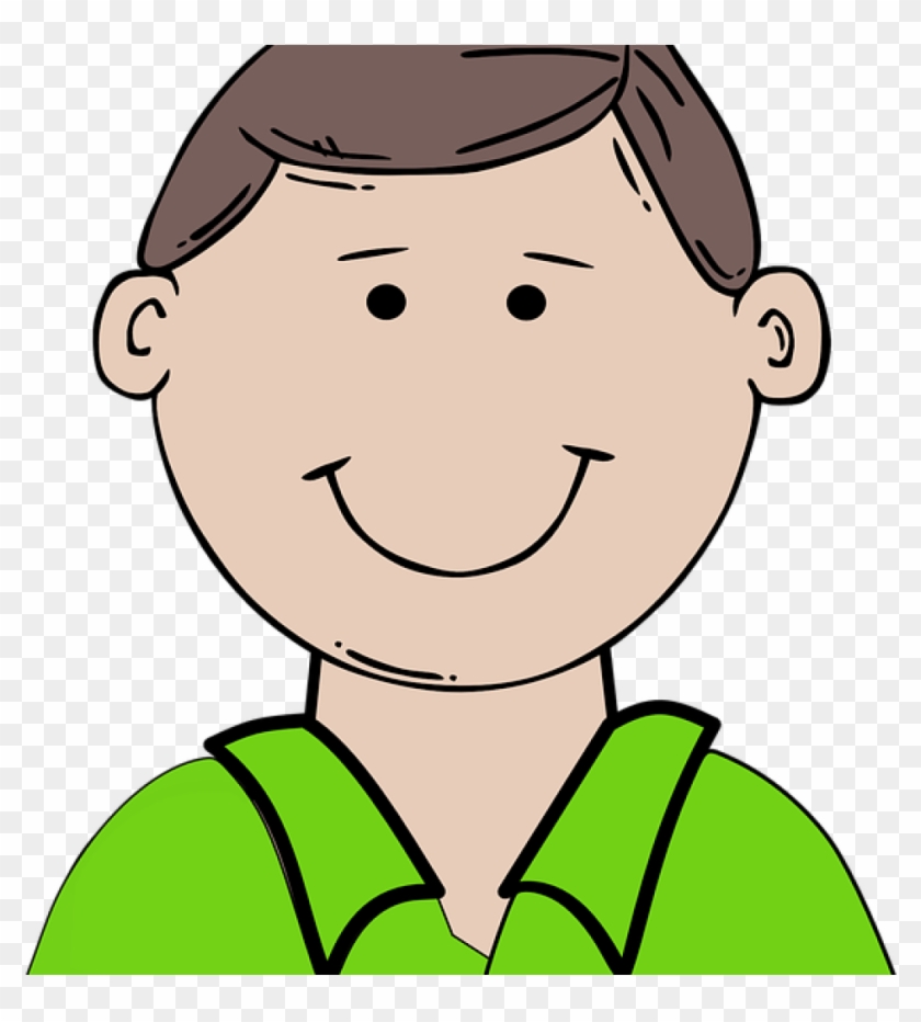 Dad Clipart Boy Happy Child Free Vector Graphic On - Cartoon Man Face #291918