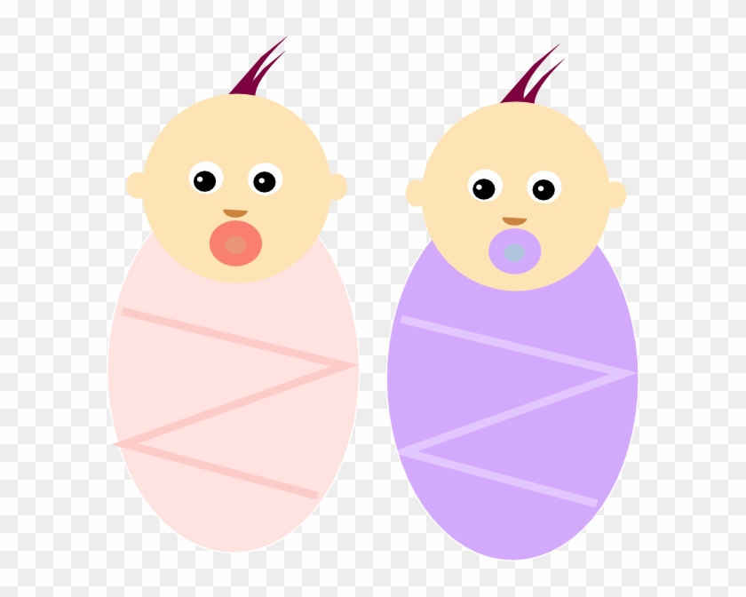 Drawing Of Baby Twins #291923