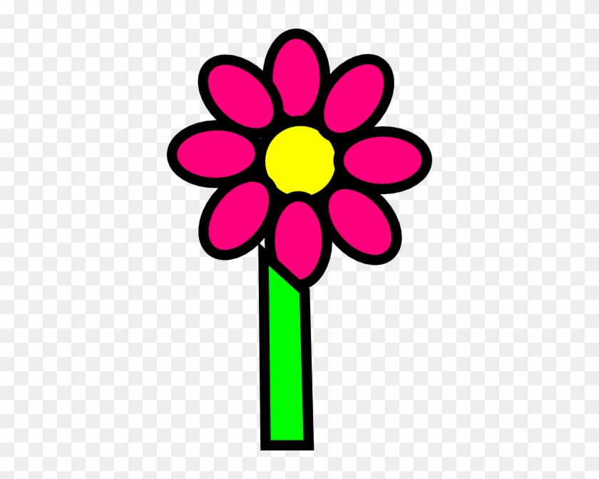 Stem Clipart Cartoon Flower - Flower And Stem Clipart #292054