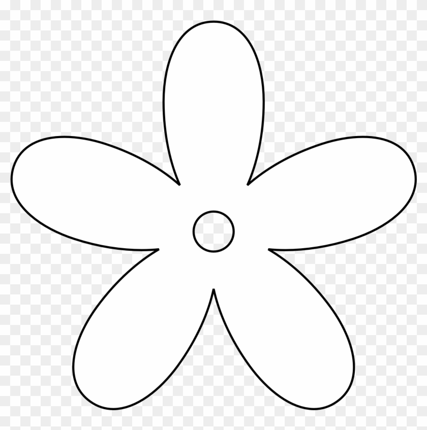 Flowers For Flowers Clip Art Black And White - White Flower Clip Art #292154