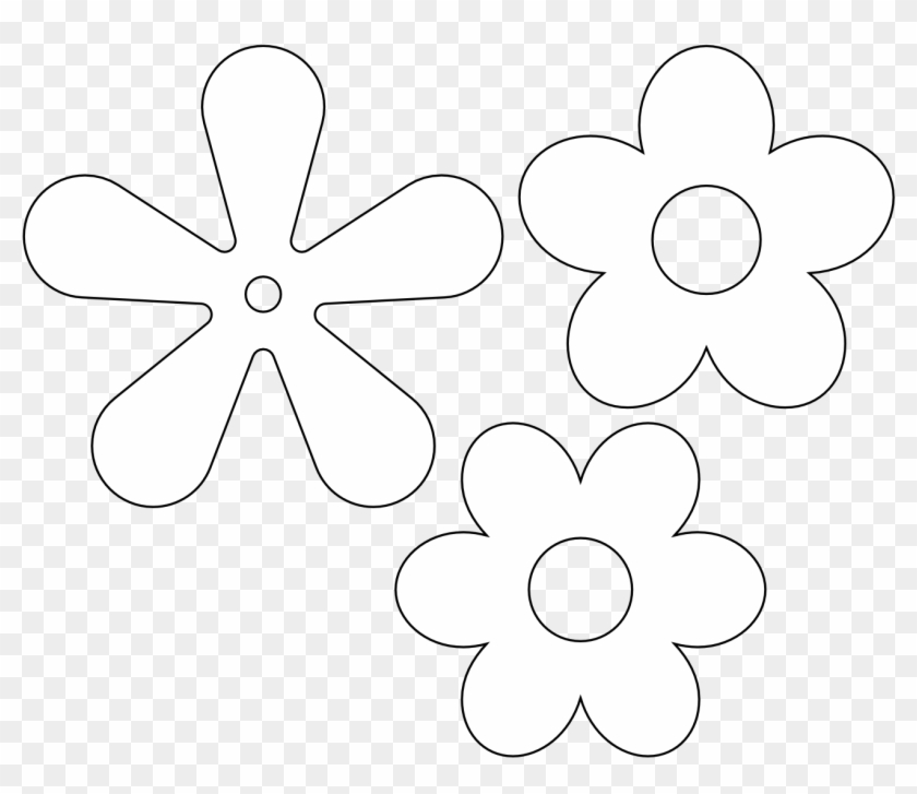 5 Petal Flower Clipart - Five Petal Flower Icon #292183
