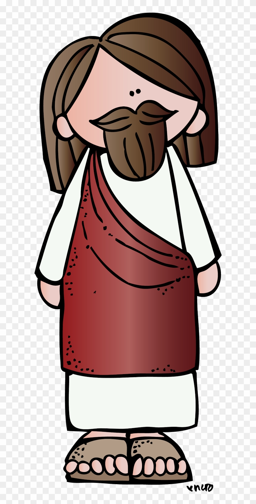 Jesus Bible Clipart - Melonheadz Jesus Clipart #292291