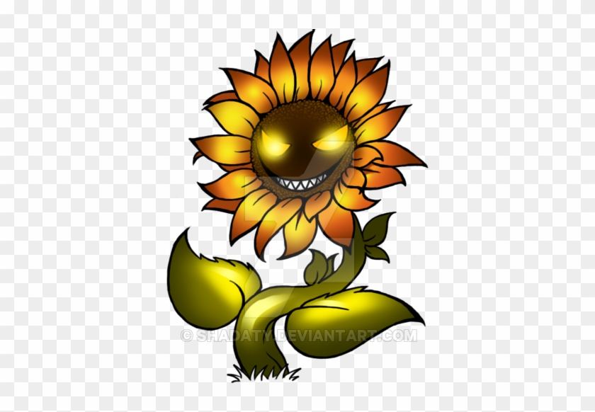 Evil Halloween Sunflower By Shadaty - Evil Sunflower #292369