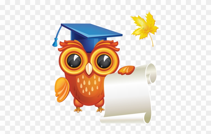 Crafts - Owl With Diploma Png #292408