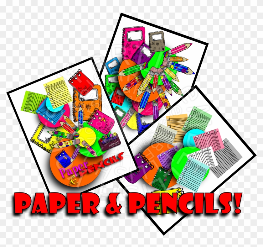 Great School Supplies Graphics Created By Rz Alexander, - Graphic Design #292512