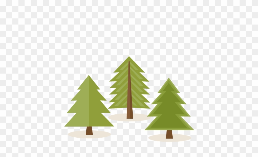 Three Pine Trees Clip Art At Clker Vector Clip Art - Pine Tree Clipart Transparent Background #292521