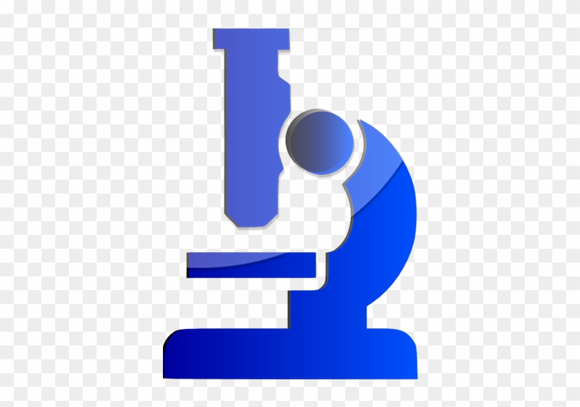 Microscope Blue Clipart Image Ipharmd - Icon #292588