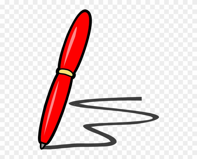 Red Pen Clipart - Red Pen Clipart #292602