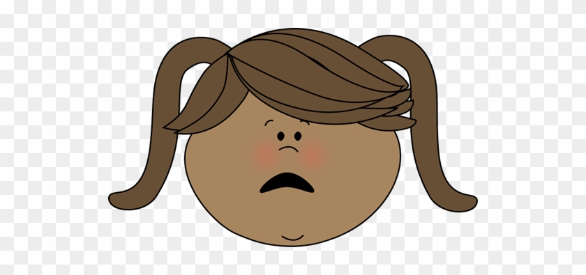 girl scared face cartoon cute 14320022 PNG