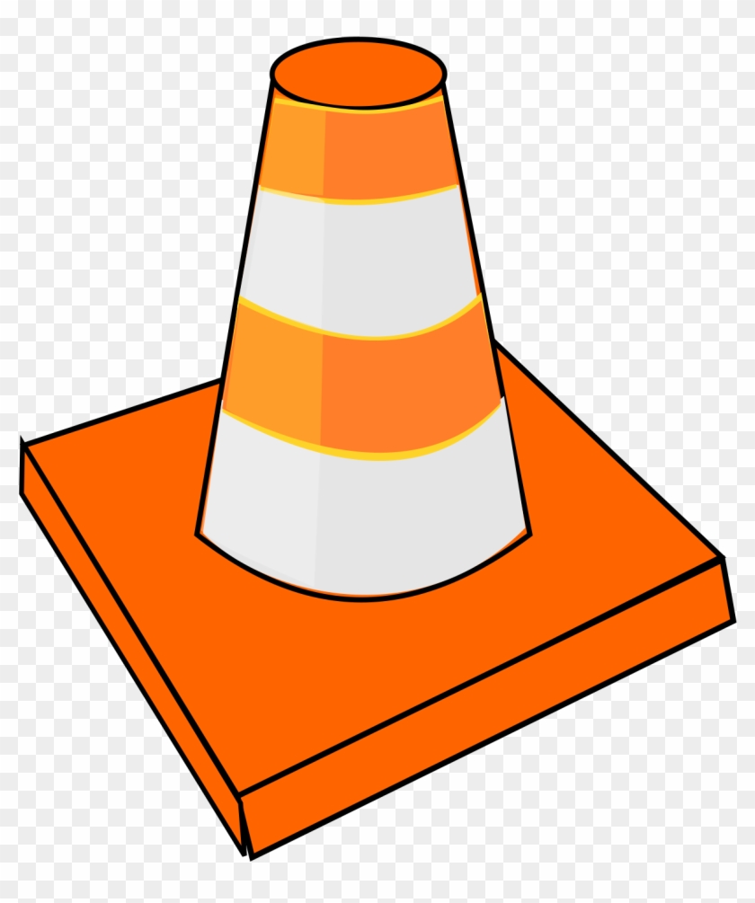 Best Of Construction Cone Clip Art Medium Size - Cono Trafico Png #292669