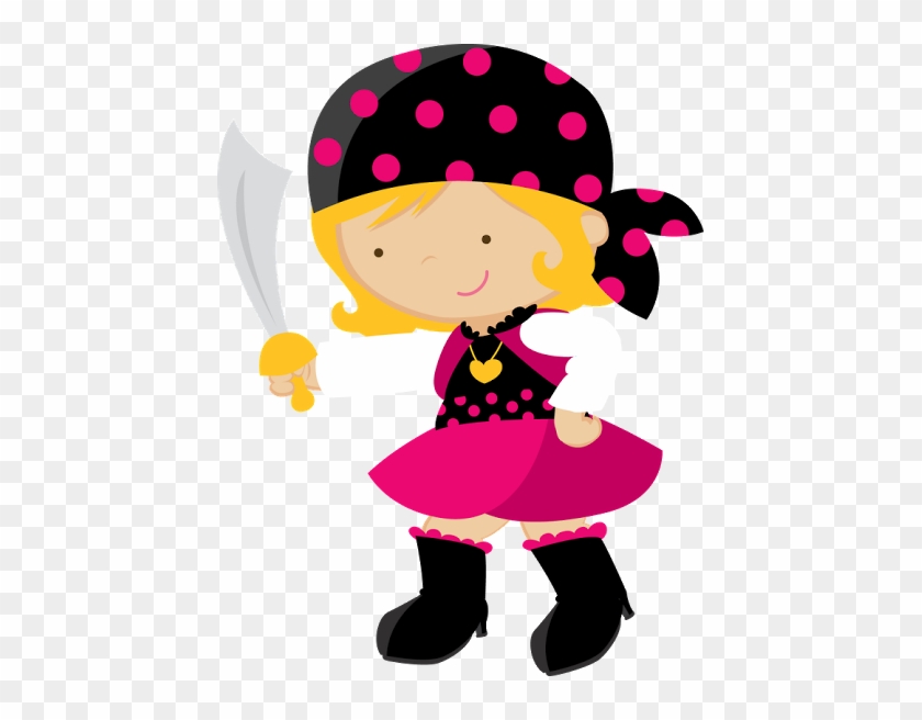 Piratas Meninas - Minus - Clip Art Paratas #292676