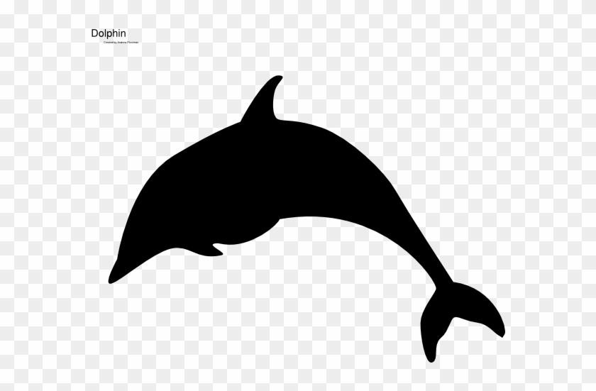 Dolpinsilhouette Clip Art - Dolphin Clip Art #292755