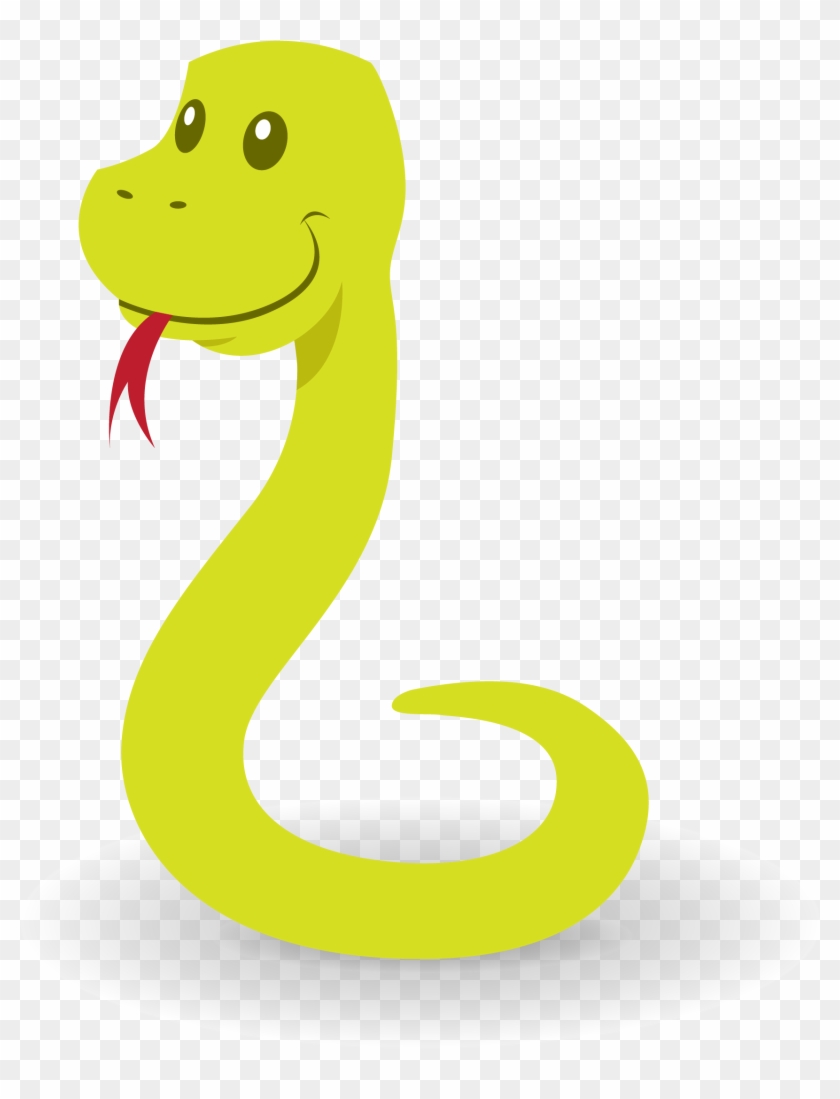 Snake Cartoon Illustration - Snake Green Cartoon #292774