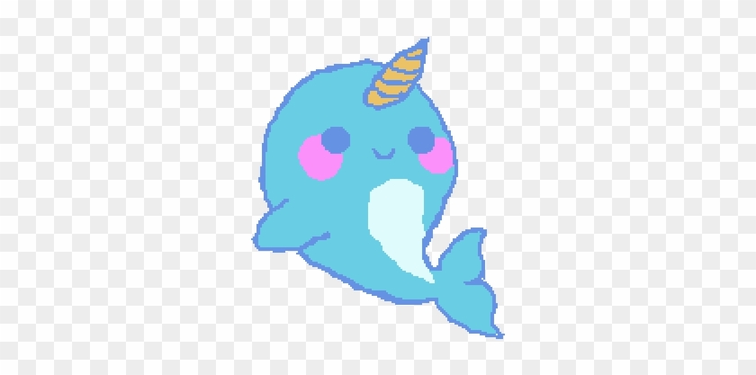 Narwhal Clipart Pixel Art - Rainbow Dash #292812