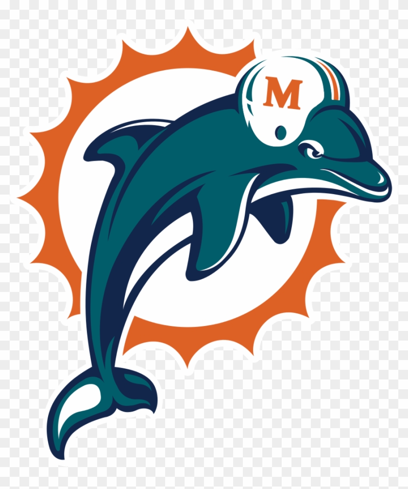 Miami Clipart - Miami Dolphins Old Logo #292813