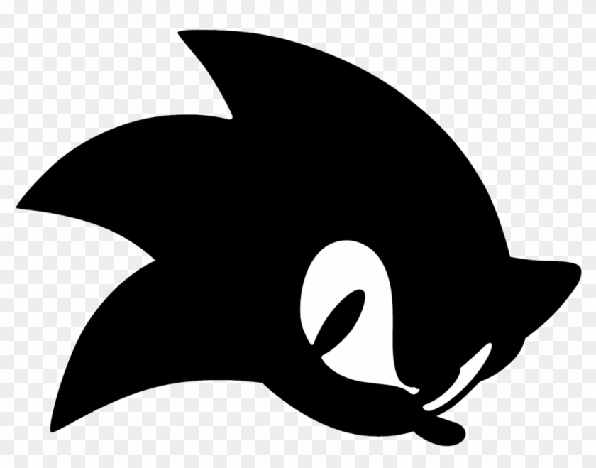 Sonic's Head Silhouette By Sonicxhero4 - Sonic The Hedgehog Symbol #292814