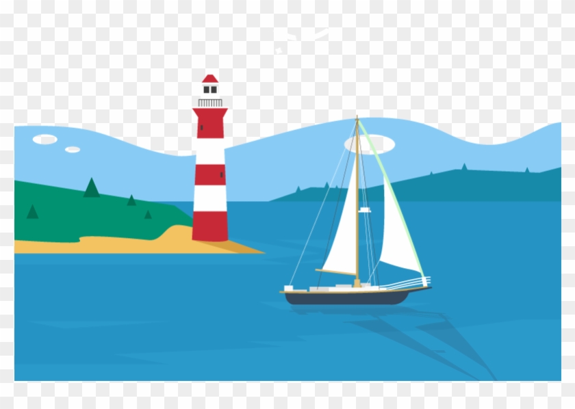 Sailboat Sailing Clip Art - Blaues Segelboot-u. Papierserviette #292848