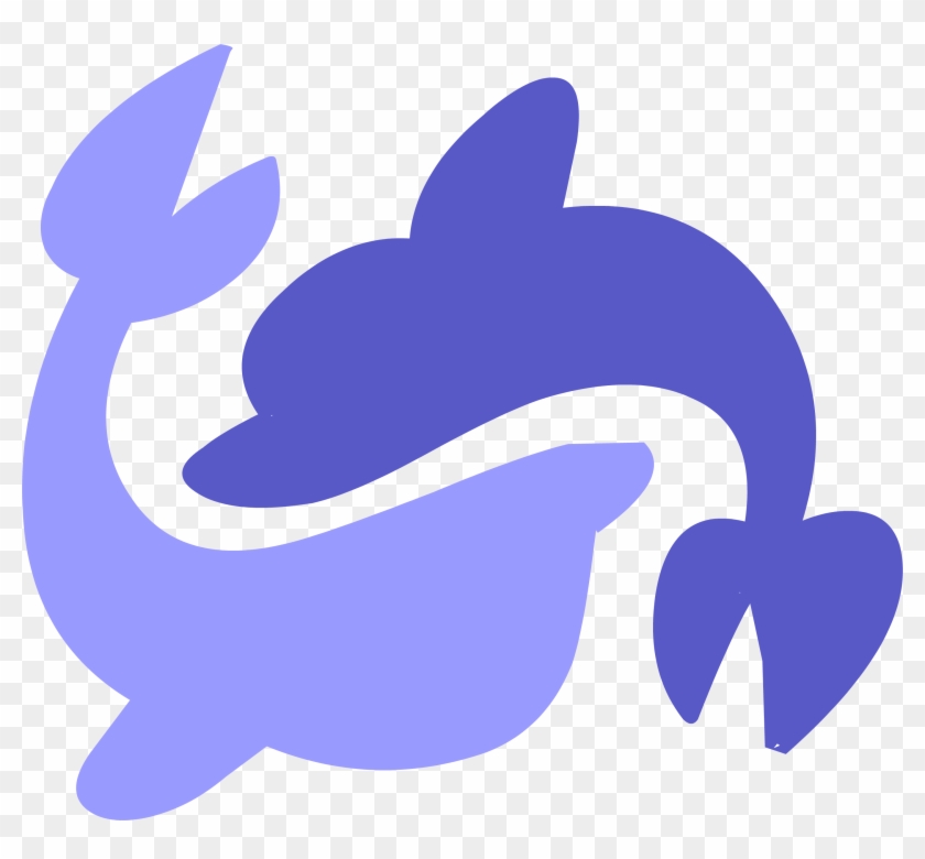My Little Pony Purple Unicorn With Dolphins - My Little Pony Sea Swirl Cutie Mark #292880