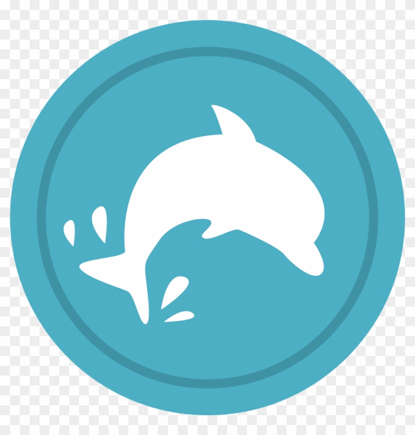 Moby-dick Dolphin Circle - New York Times App Icon #292889
