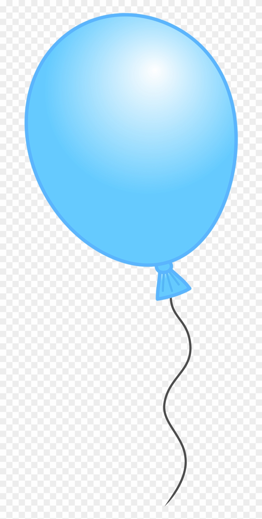 Light Blue Clipart Balloon Pencil And In Color Light - Light Blue Balloon Clipart #292898