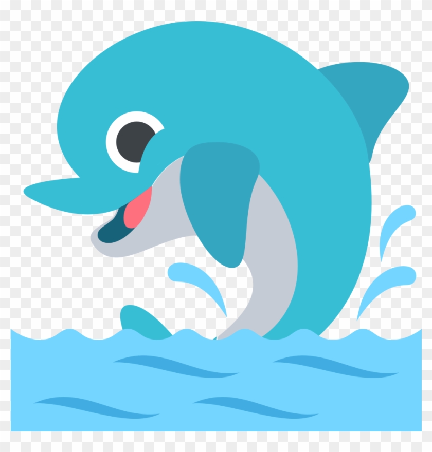 File - Emojione 1f42c - Svg - Dolphin Emoji #292921