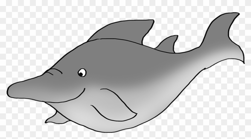 Shark Like Fish Drawing - Clip Art #292924