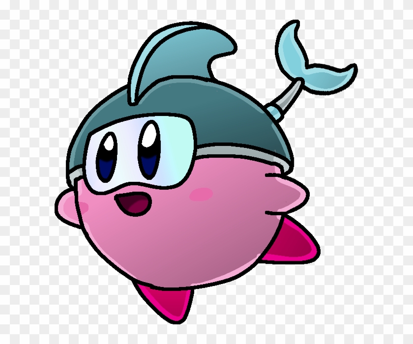 On Land, Dolphin Kirby Has Some Decent Attacks That - Portable Network Graphics #293023