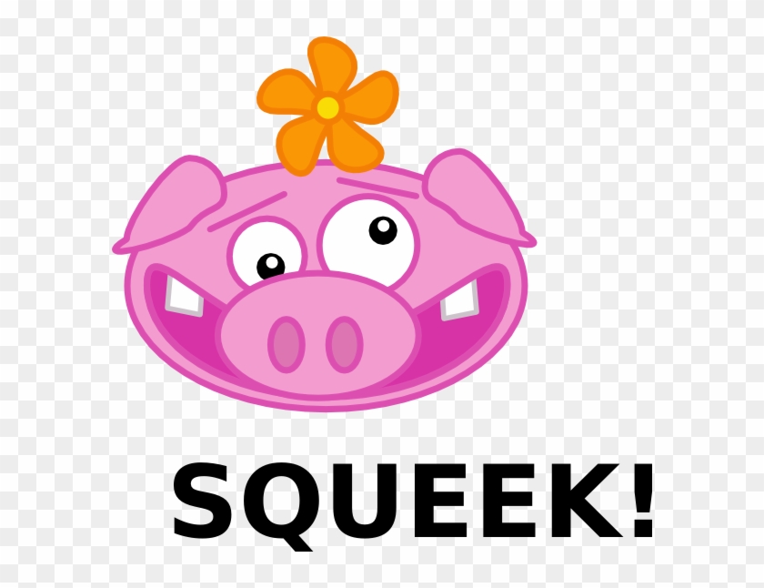 Free Vector Squeek Clip Art - Pig Clipart #293060