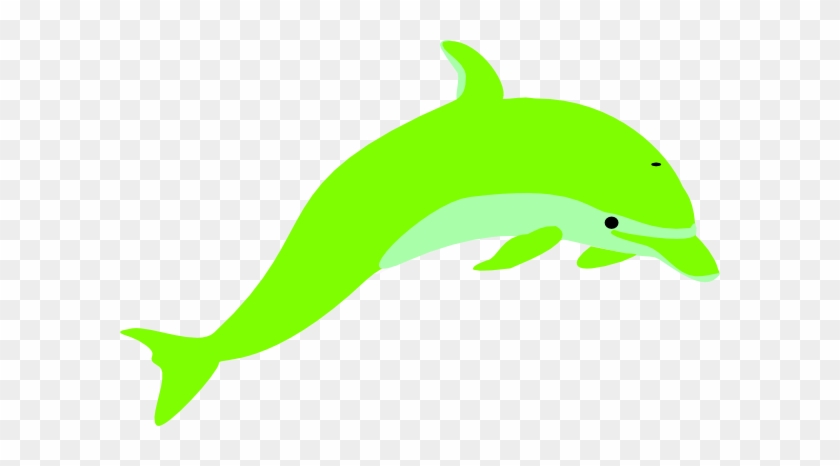 Green Dolphin Clip Art At Clkercom Vector Online Royalty - Yellow Dolphin Clipart #293082