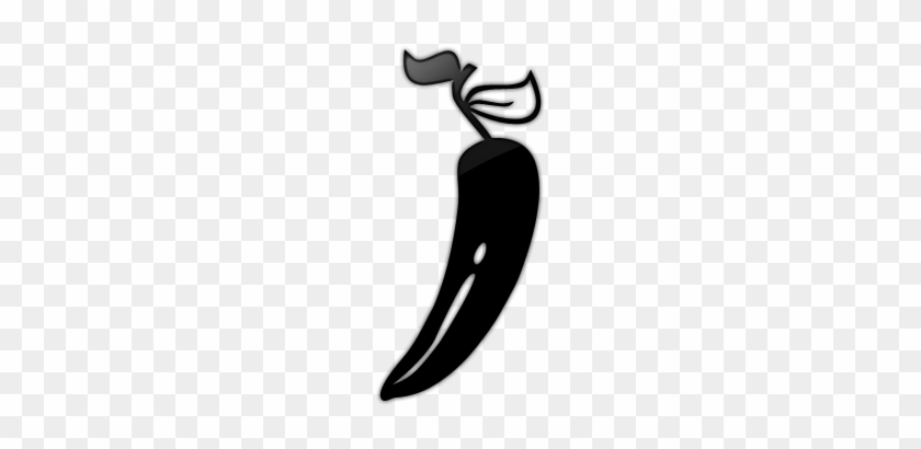 Jalapeno Pepper Clip Art Black And White - Icon #293146