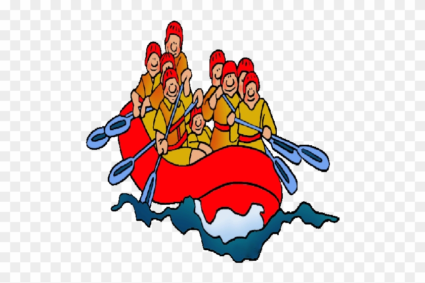 White Water Rafting Clipart #293158