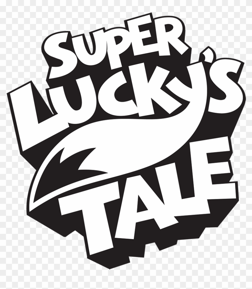 Super Lucky's Tale Black And White Stacked - Super Lucky's Tale Icon #293165