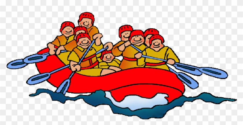 0 - - White Water Rafting Clipart #293363