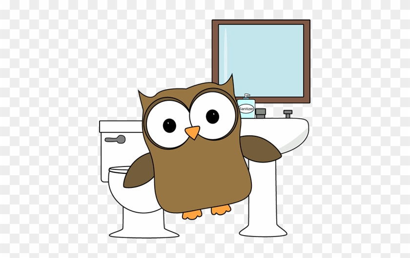 Owl Bathroom Monitor Clip Art Owl Bathroom Monitor - Owl Clip Art Bathroom #293408
