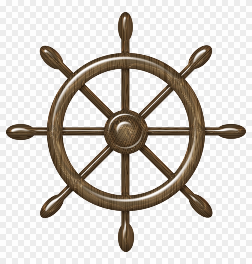 B *✿* De Marineros - Ship Wheel No Background #293422