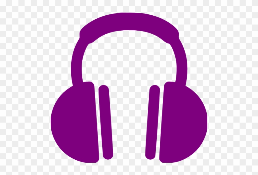 Headphones Clipart Purple - Red Headphones Icon Png #293562