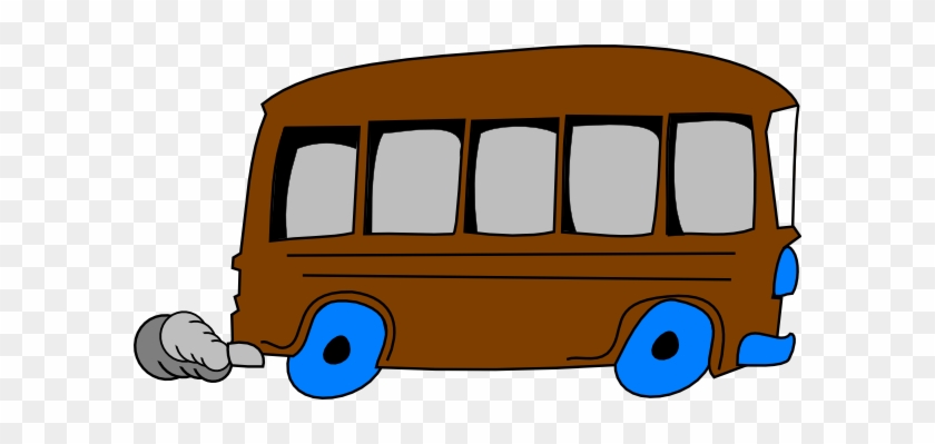 Brown School Bus Clip Art - Bus Stop Toy Shop #293606
